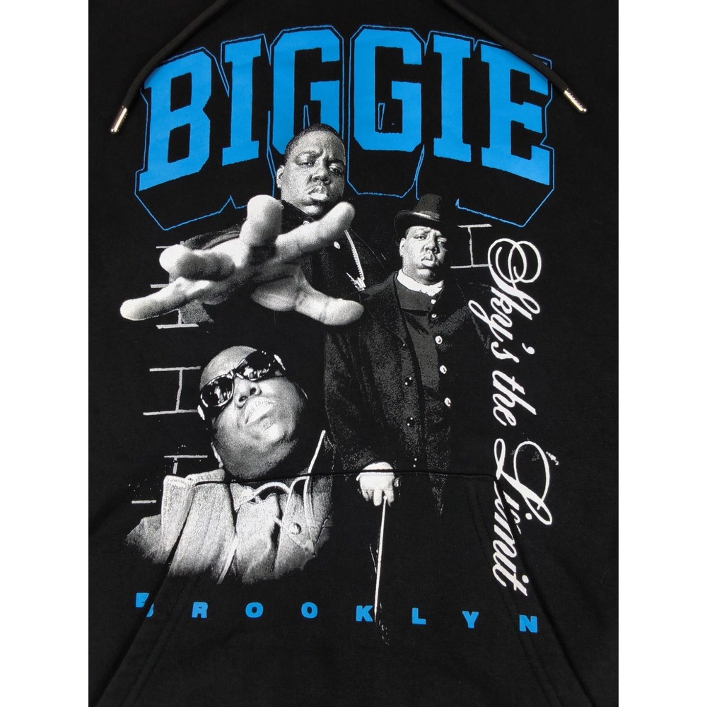 Supply & Demand Biggie Smalls Graphic Hoodie Mens Large Juicy Pullover